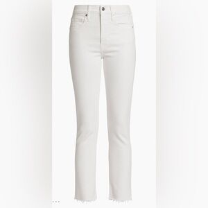 MOTHER Straight Leg Jeans - Crisp White